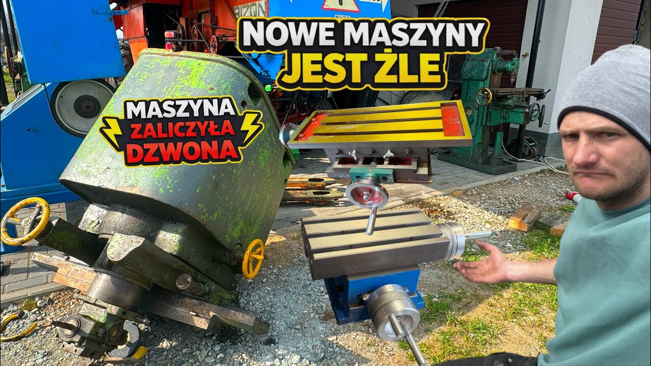 JEST ŹLE NIE WYRABIAM, NOWE MASZYNY I JEDNA ZALICZYŁA DZWONA