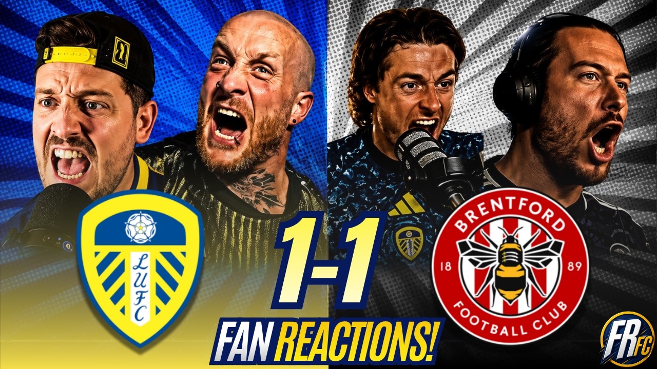 Leeds United Fans RELIEVED 😌 Reactions to Leeds United 1-1 Brentford | Premier League Fan Reactions