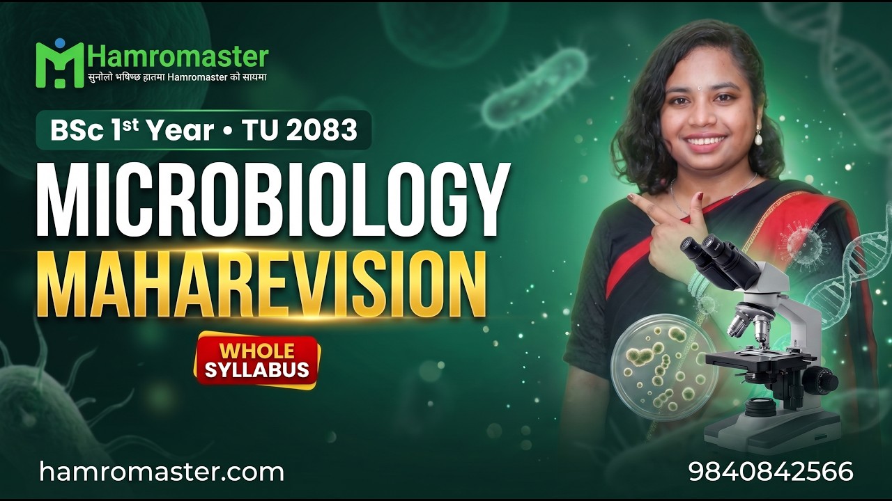 BSc 1st Year Microbiology Maharevision | Whole Syllabus + Important Questions | TU Exam 2083