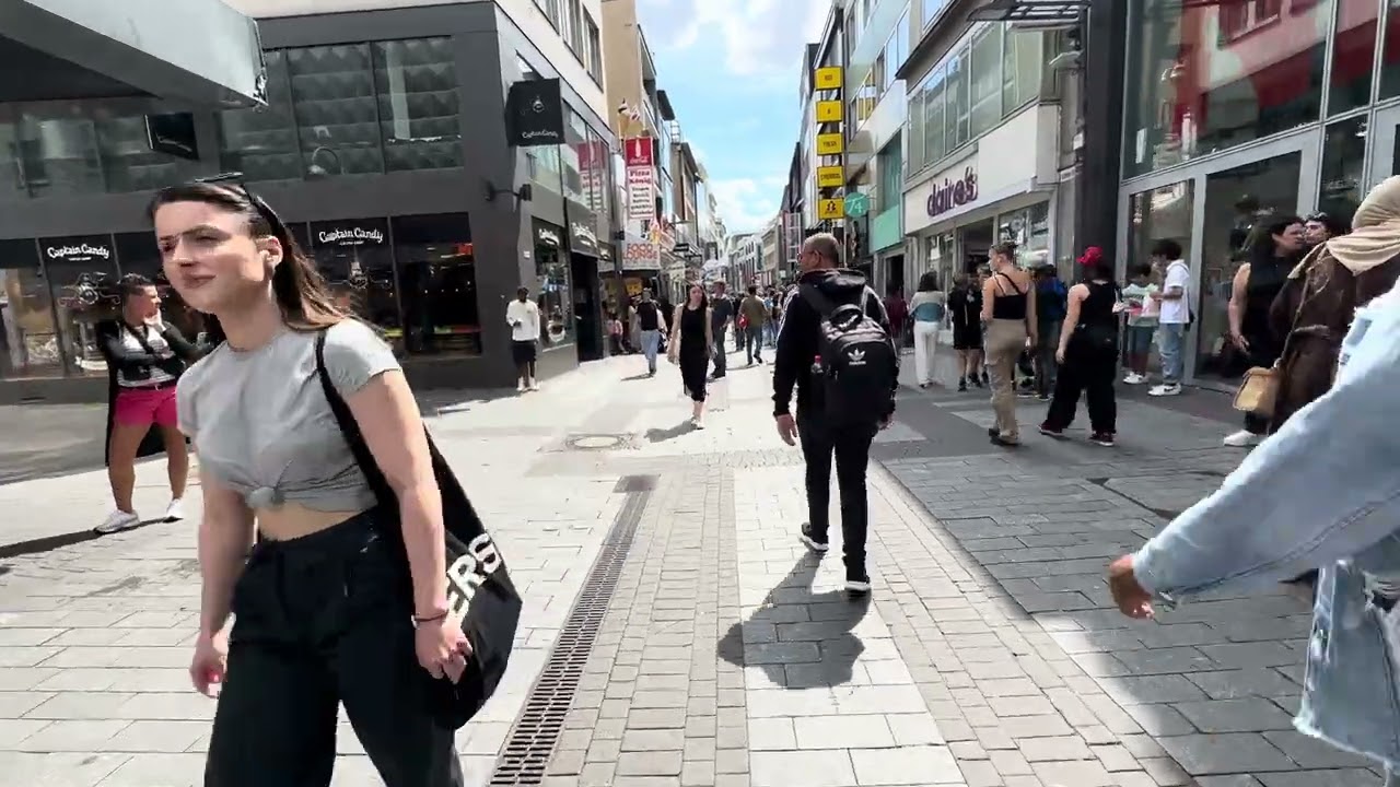 4K HDR // Köln City Walk // Summer 2023