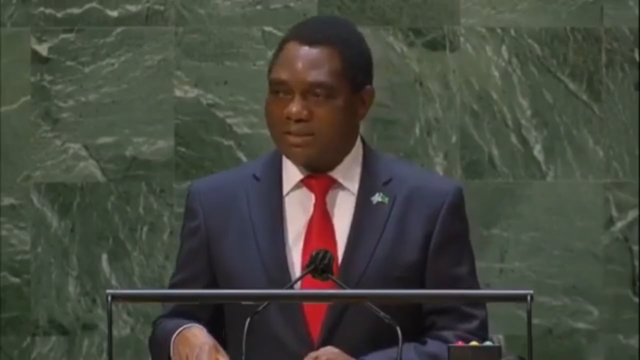 Hakainde Hichilema speech at the UN General Assembly