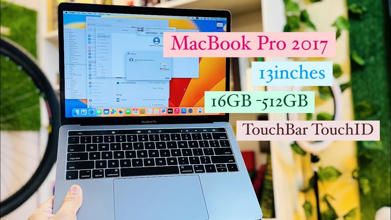 MacBook Pro 2017, 16GB-512GB, TouchBar,