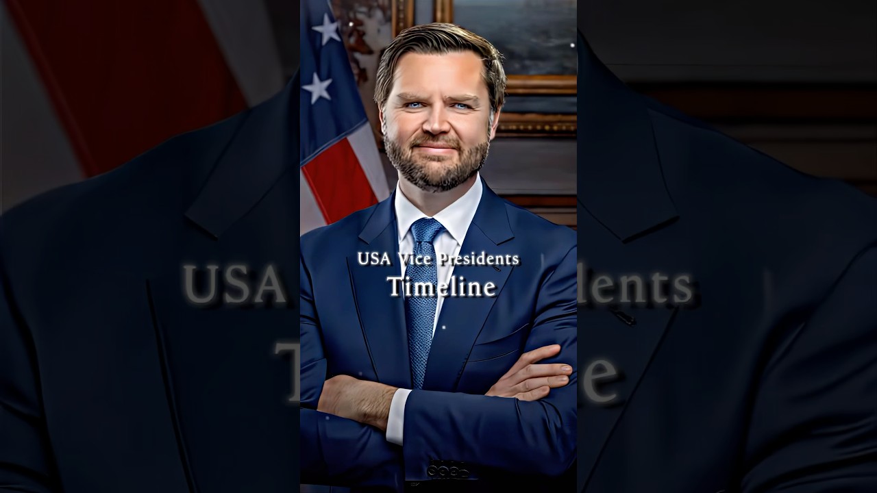 U.S. Vice Presidents Timeline 🇺🇸 #usa #vicepresident #president #history #ai #fyp #viralvideo