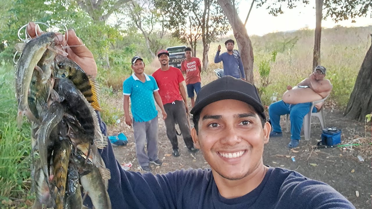 Dia de pesca y aventura en este hermoso lugar 🏞 🎣🐟 (☠️me sorprendio un lagarto 🐊)