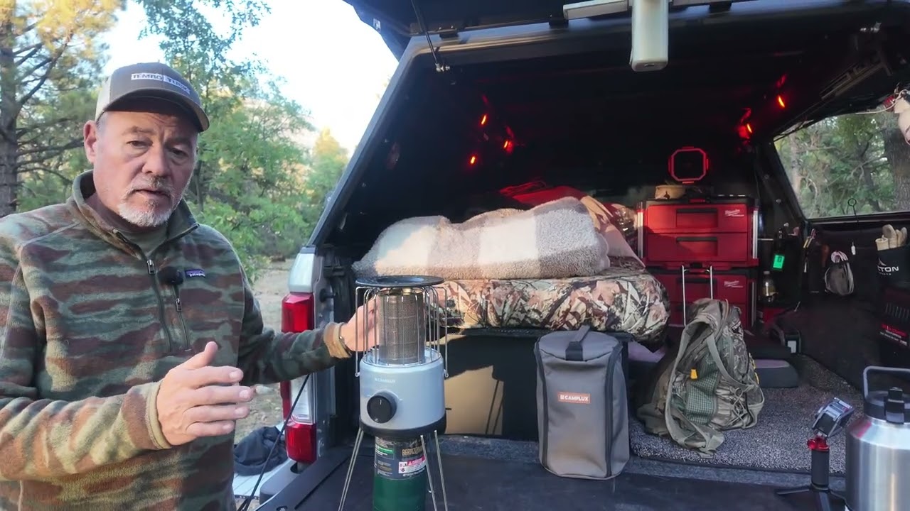 Camplux Nano Air 2 - How I Stay Warm Camping in the Woods