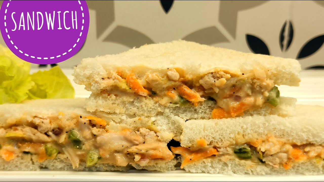 Sandwich||Sandwich loaded with Chicken and Vegetables||Chicken Sandwich Malayalam #sandwich