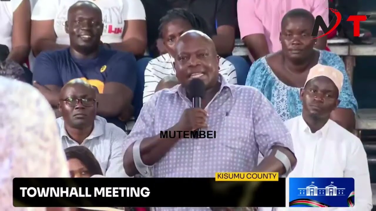 Drama as Kisumu residents Shock Ruto with Questions!!