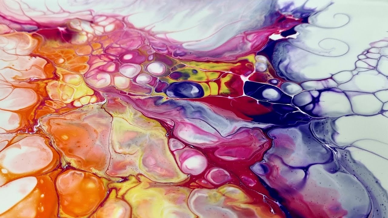 #143 SURPRISING RESULT!! Swipe with CELL ACTIVATOR - Abstract Fluid Painting