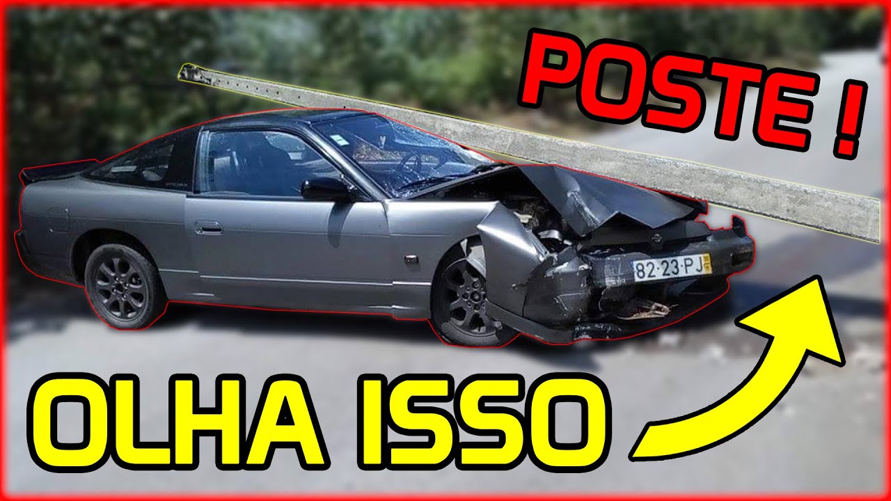 BATI O CARRO DE DRIFT E CAIU O POSTE - 200SX Poste #6