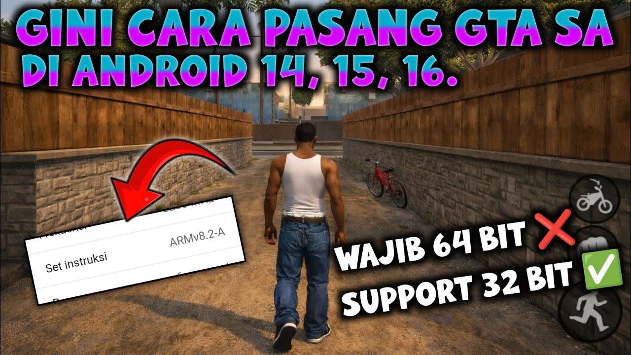 TIPS AGAR BISA PASANG GTA SA DI ANDROID VERSI TERBARU #gtasa