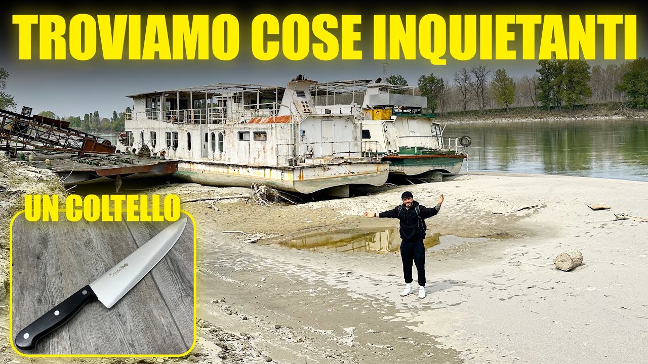 SCOPRIAMO DUE BARCHE INQUIETANTI SULLA RIVA DEL FIUME - CI SONO COLTELLI E UN TAVOLO PIENO DI SA*GUE