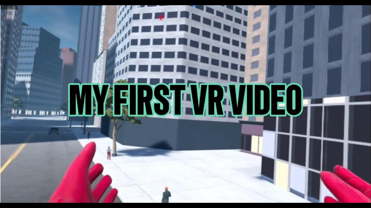 my first vr video! (battle glide)