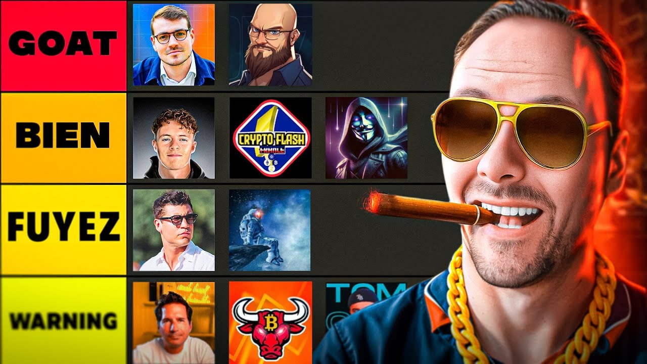75 YOUTUBERS FR CRYPTO ANALYS&Eacute;S : FRAUDES, P&Eacute;PITES & INDISPENSABLES 👀