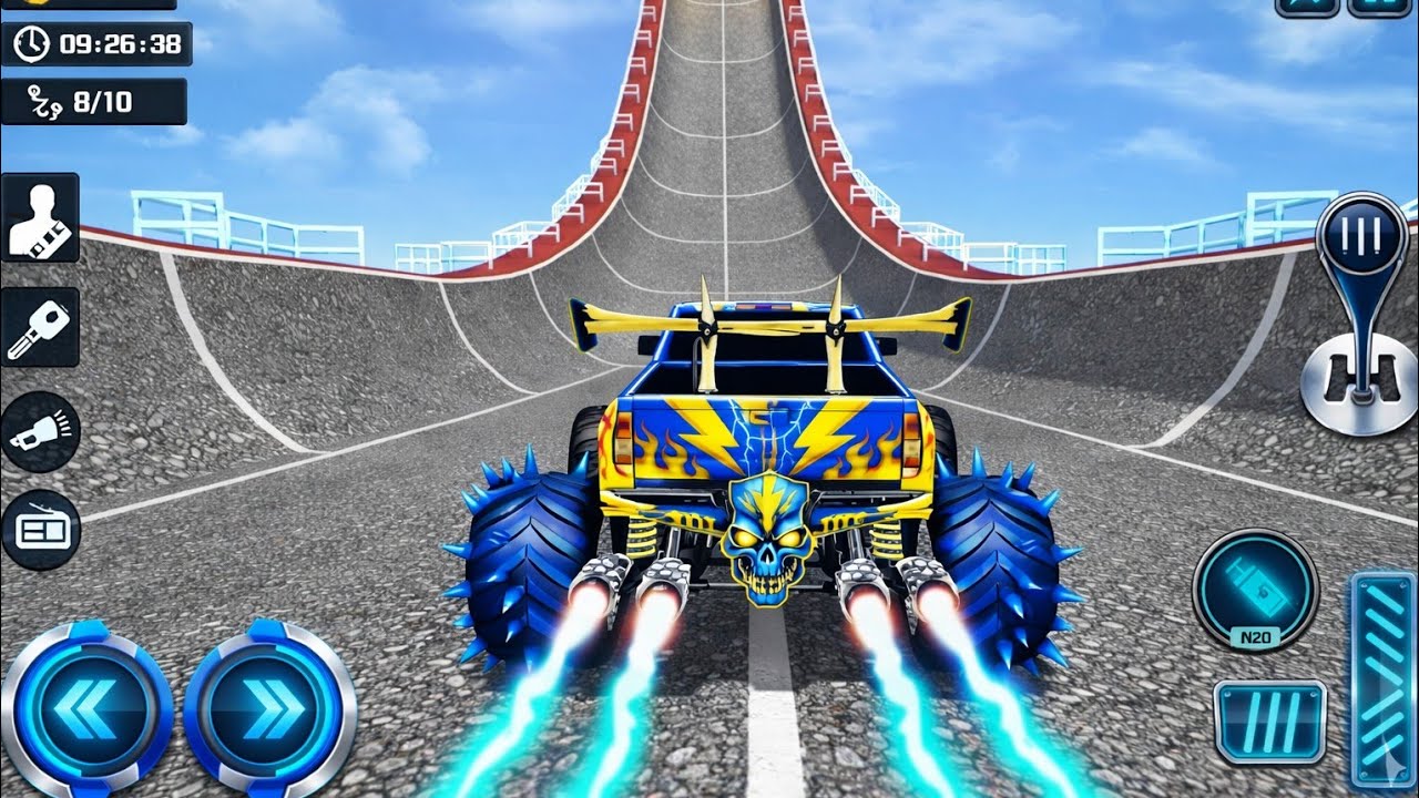 Monster Car Racing 3D Mega Ramp Career Mode 2026 Ultimate Extreme Stunts #Trending 🚀