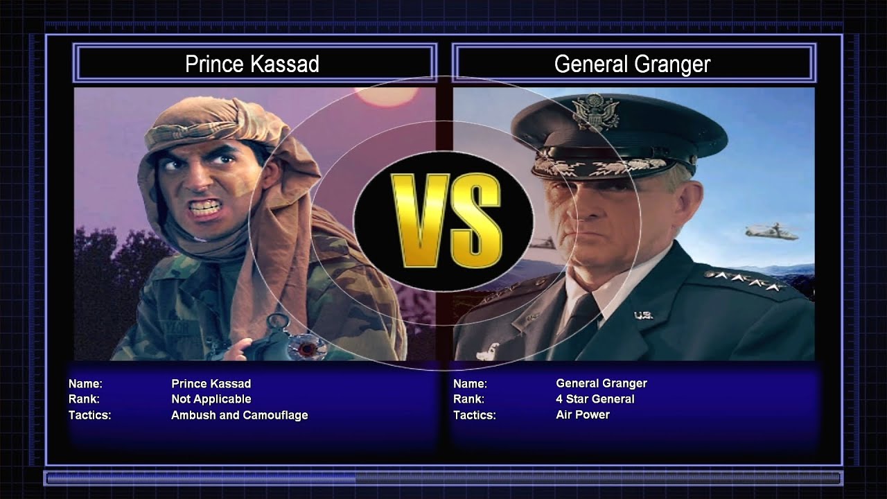 Command & Conquer Zero Hour Challenge Mode:  Prince Kassad vs General Granger
