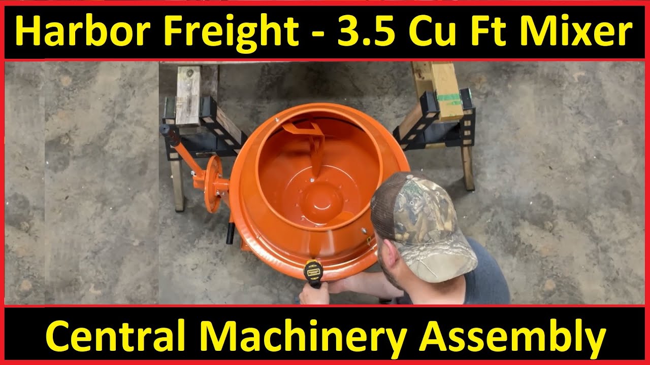 Harbor Freight - Cement Mixer - Assembly