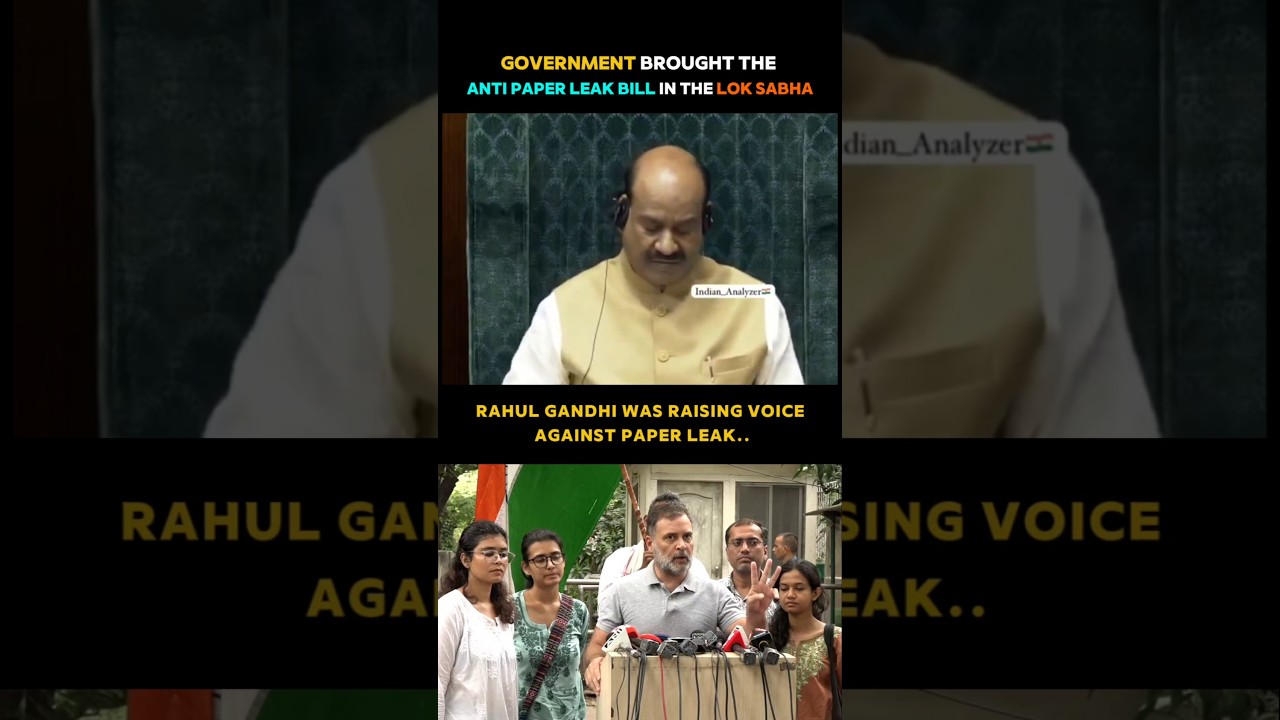 Congress party opposed anti paper leak bill🙃 |Neet||Lok sabha||Education Minister| #shorts