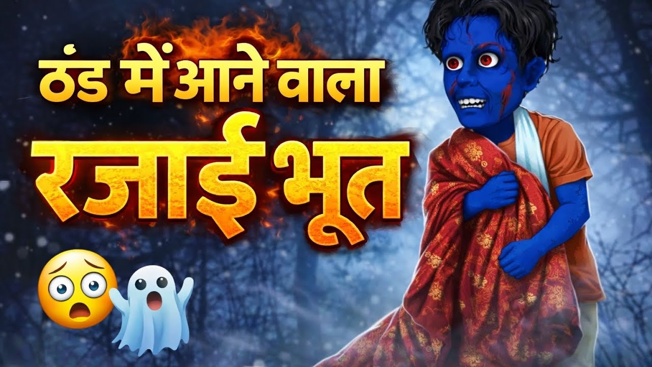 “रजाई भूत: ठंड में लौटने वाली डरावनी कहानी  | kid Toons #ScaryStory#WinterStory