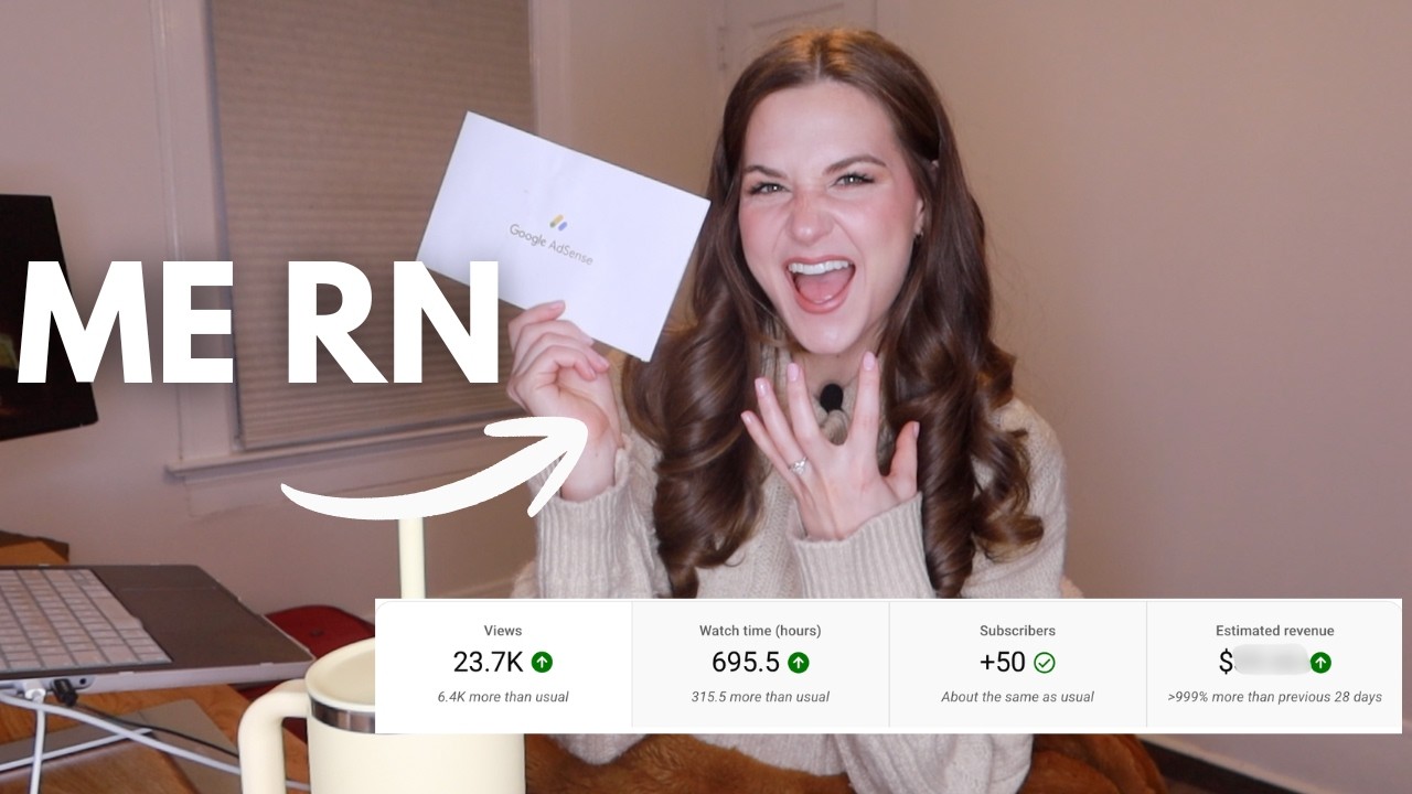 HOW MUCH YOUTUBE PAID ME MY FIRST MONTH MONETIZED IN 2026 (as a small creator)