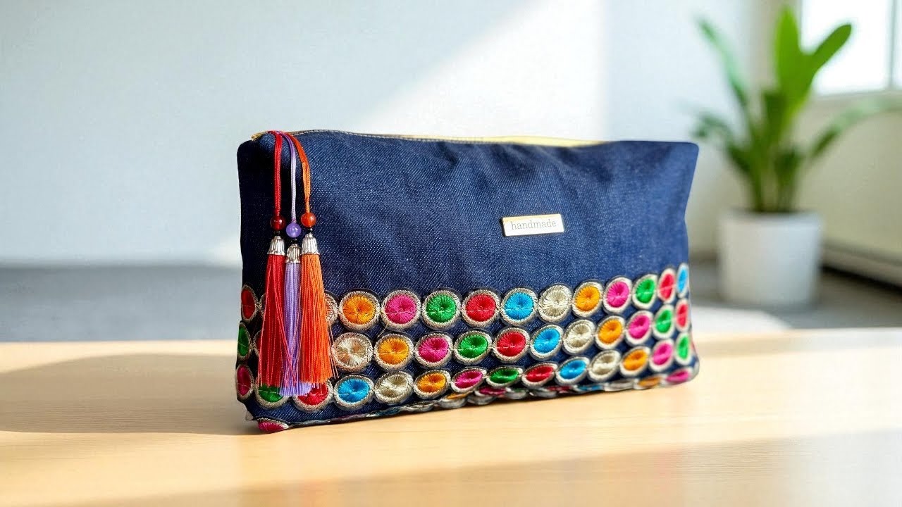DIY Pochette Estiva FAI DA TE ☀️ Elegante per il Mare & Chic per la Città! Tutorial Cucito Facile