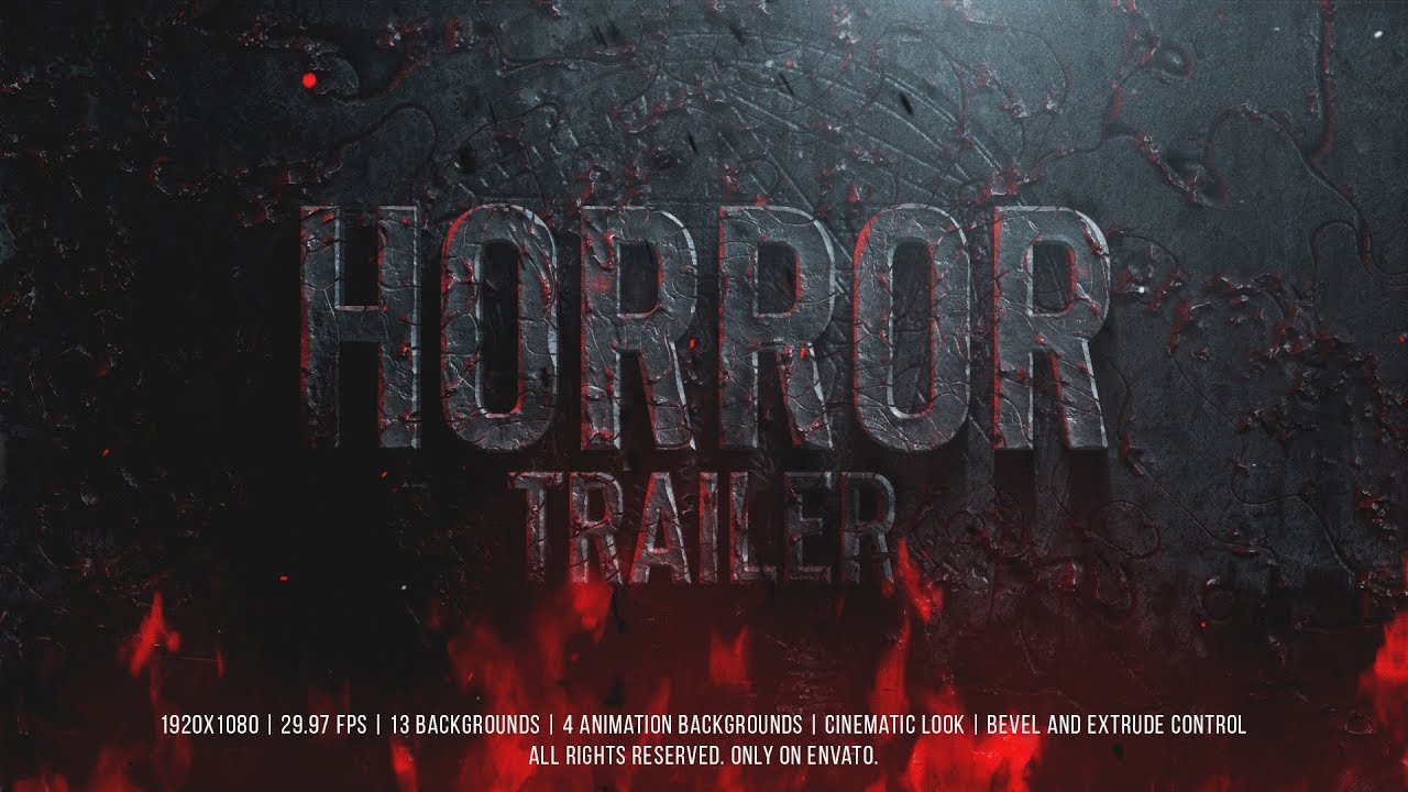 Horror Trailer Titles | Envato