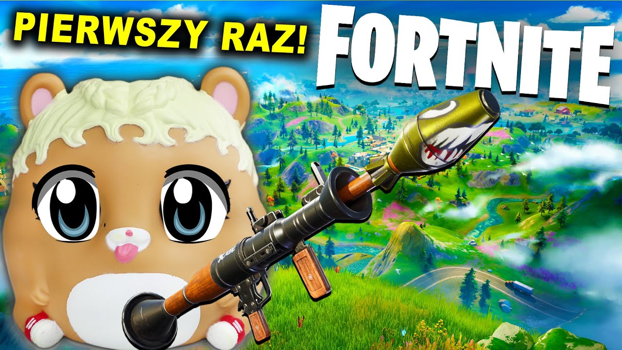 GRAM PIERWSZY RAZ W FORTNITE 🐹 CHOMIK ŚWIR