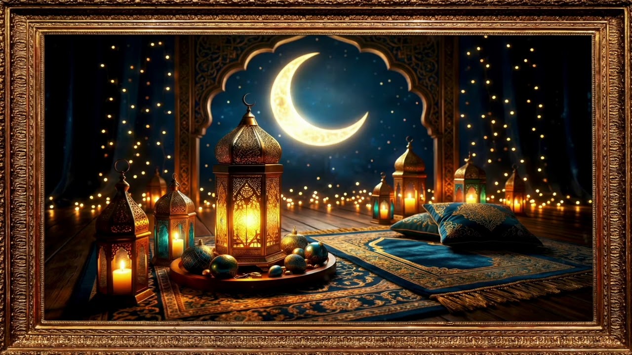 لوحه رمضانيه تملاء القلب سكينه 
