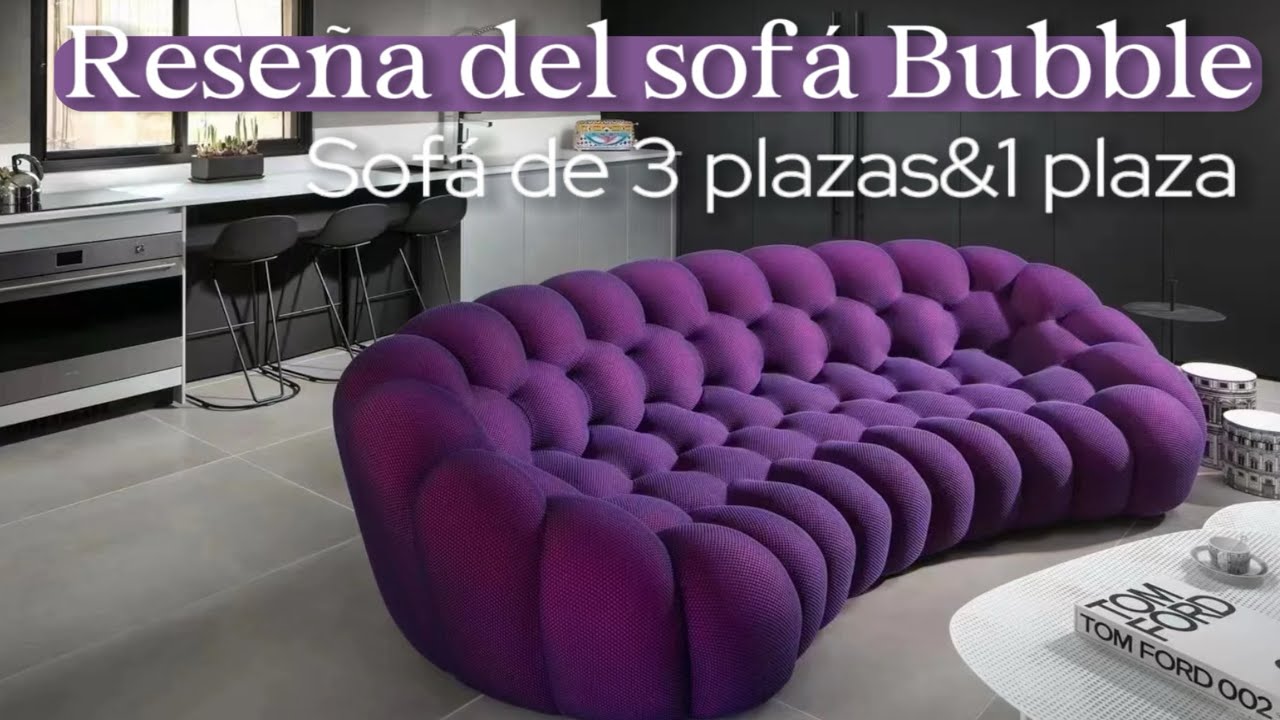 ¡Sofá Roche Bobois Bubble de Lujo a Precio de Fábrica! Reseña IMPERDIBLE