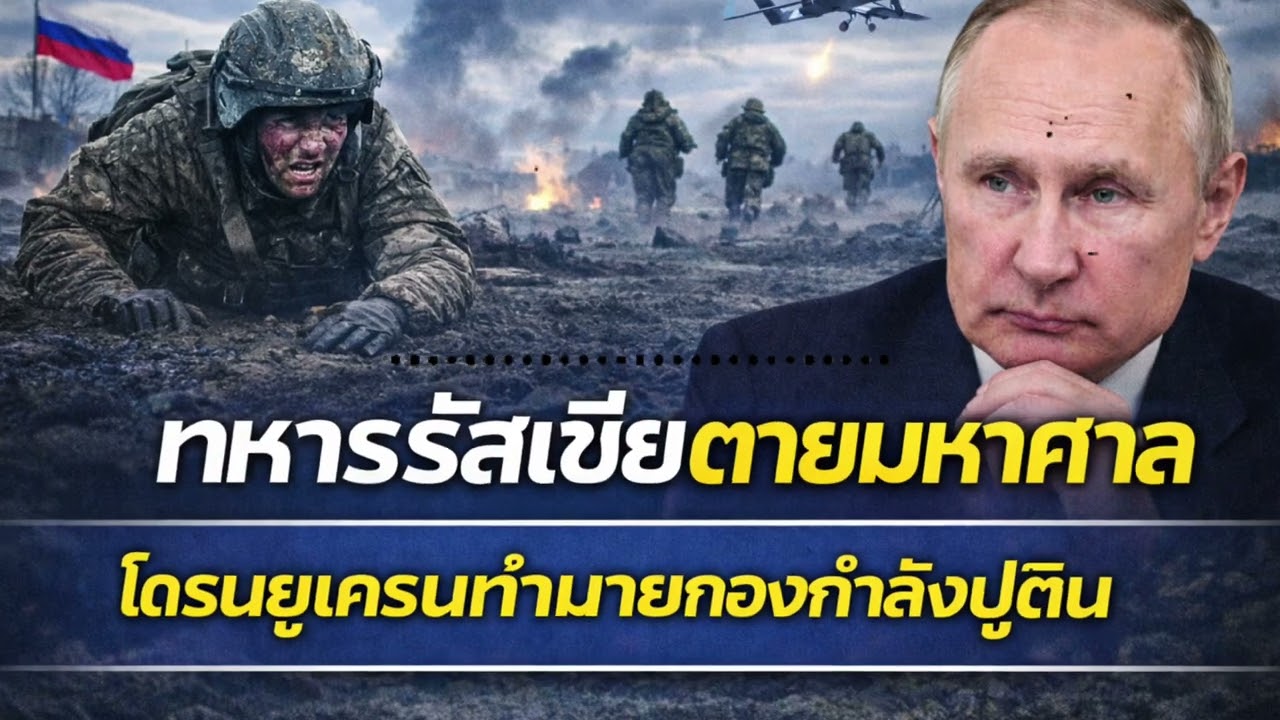 การสูญเสียกำลังพลครั้งใหญ่ที่สุดในประวัติศาสตร์ยุคใหม่… สงครามของปูตินจบแล้ว