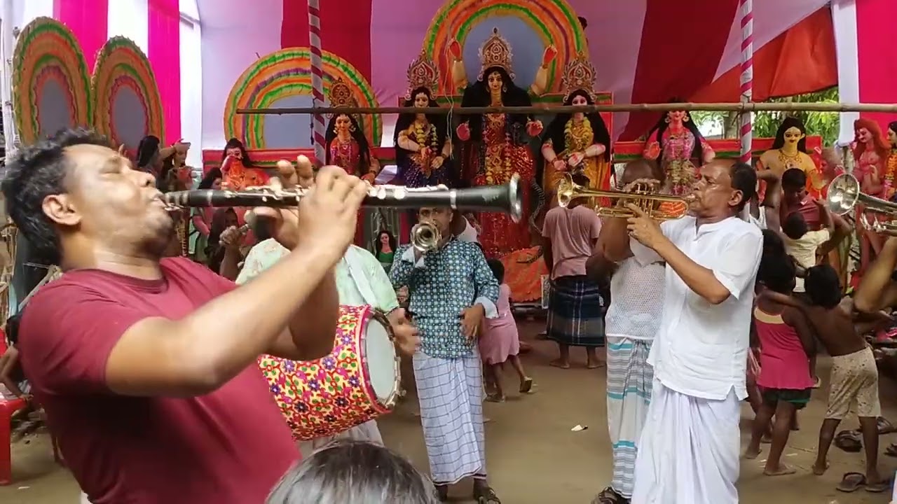 সোনার বাংলা ব্যান্ড পার্টি ফজলু মিয়ার দল#নরসিংদী এলাকা কাপিয়ে দিলো অসাধারণ বাজনা বাজিয়ে মনসা পূজায়।।