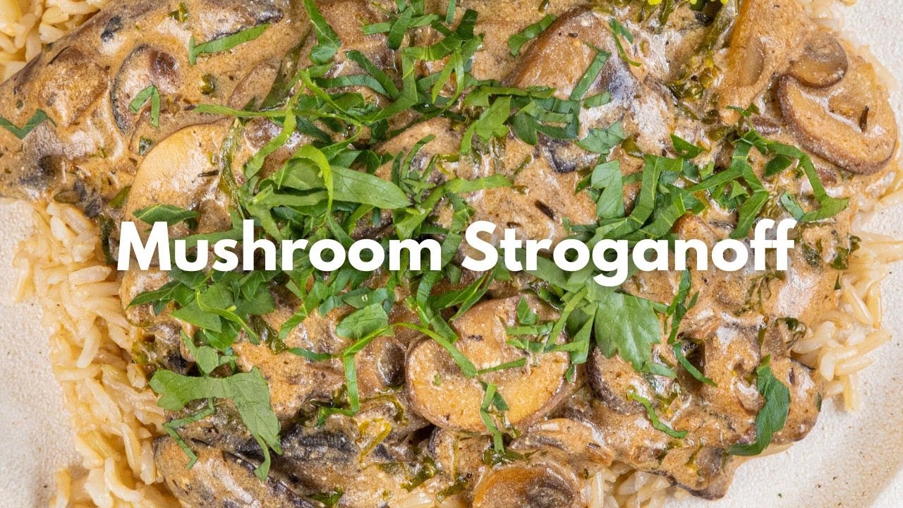 The BEST Healthy Vegetarian Mushroom Stroganoff | Low Calorie Recipes