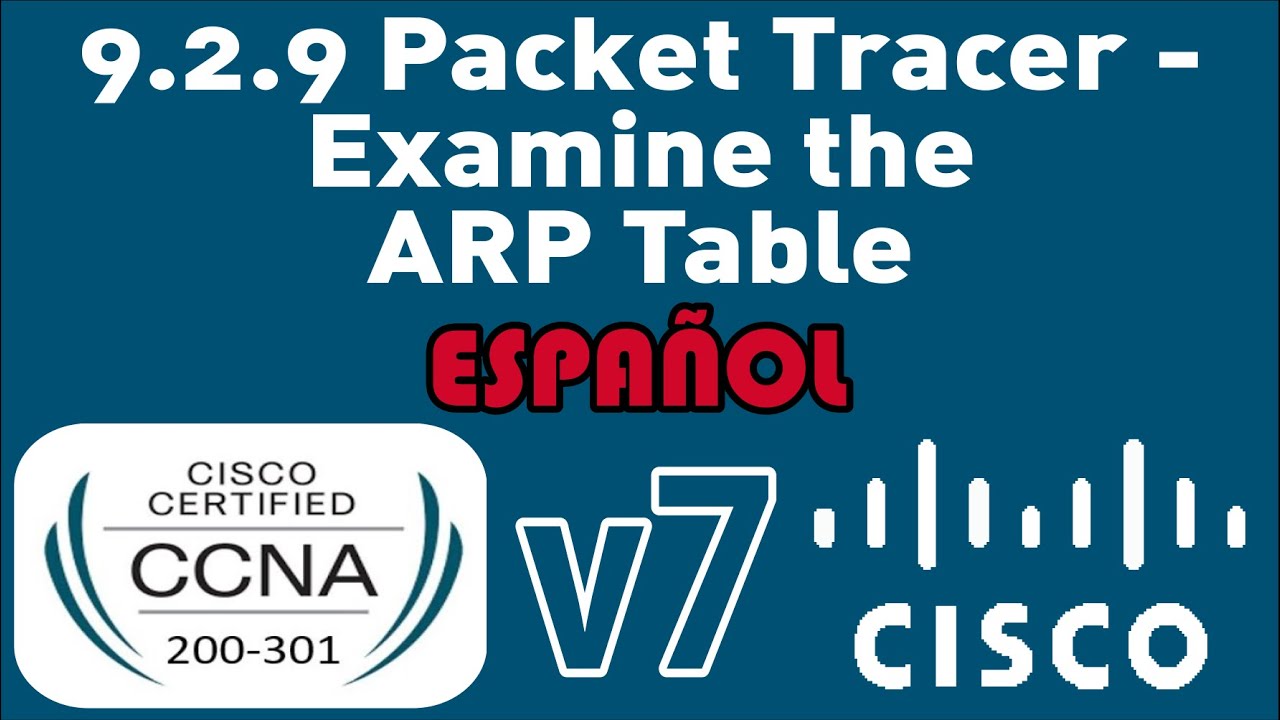 9.2.9 Packet Tracer - Examinar La Tabla ARP