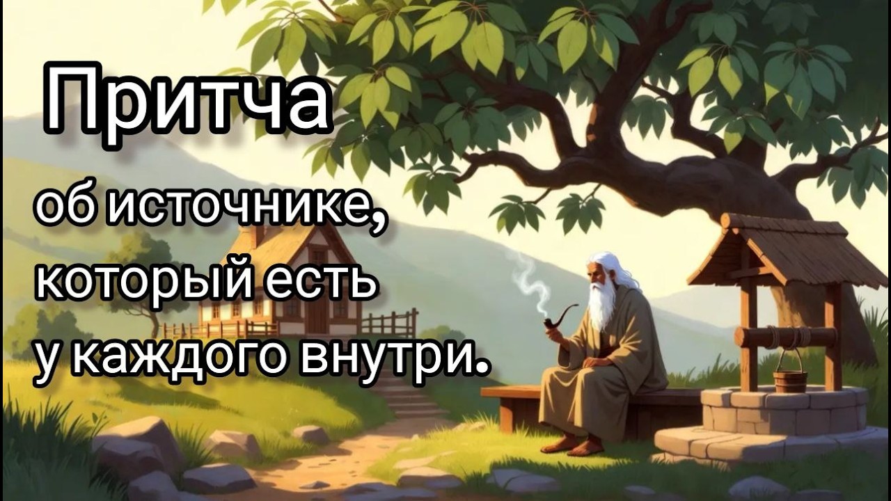 #притча об источнике, который есть у каждого внутри.