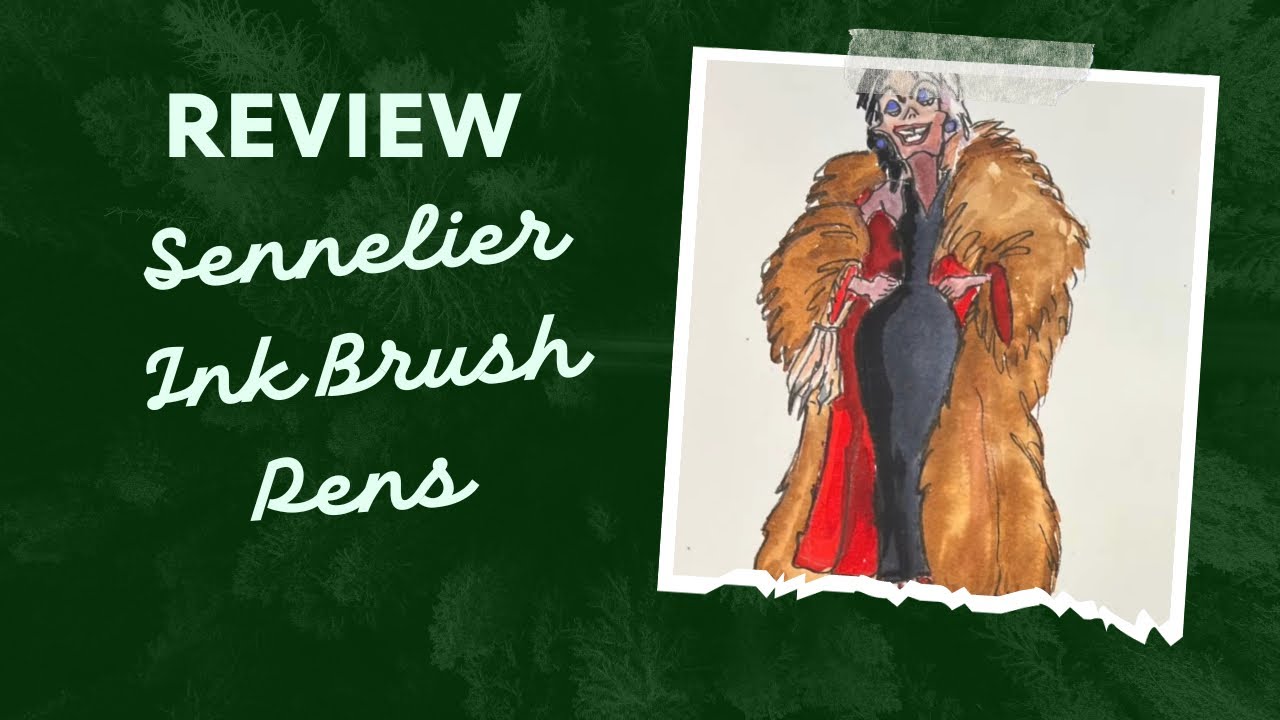 REVIEW:  Sennelier Ink Brushes