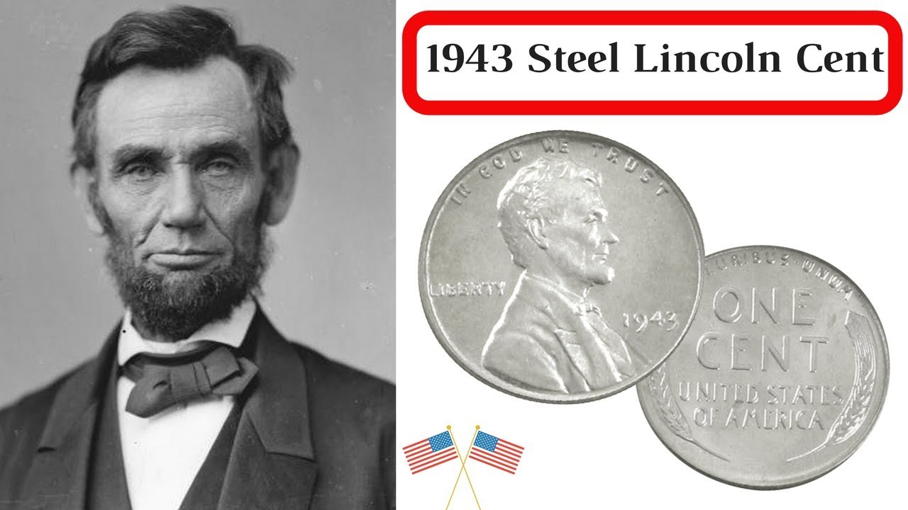 1943 Steel Lincoln Cent Coin