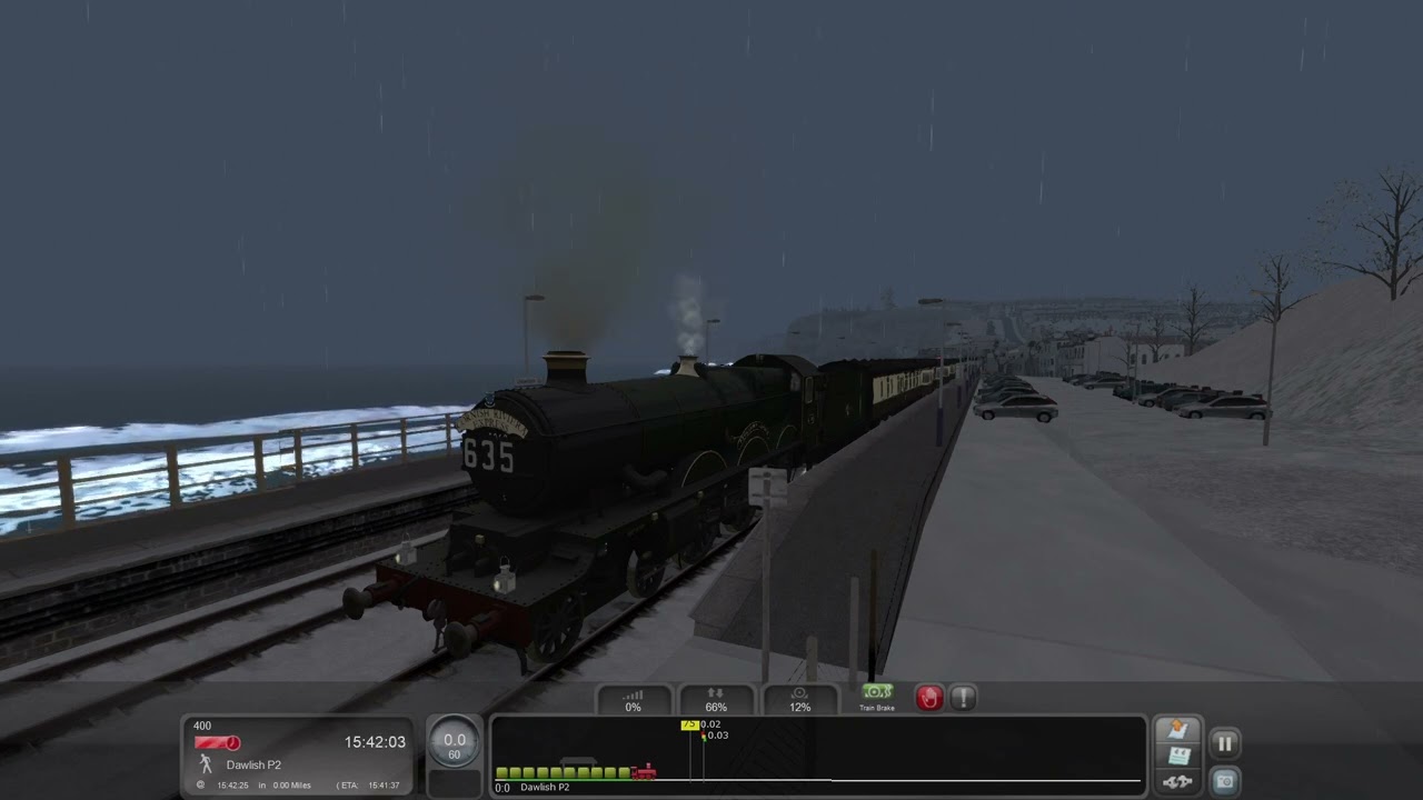 Cornish Castle - Riviera Line - GWR 4073 Castle Class 4-6-0 BR Green - Train Simulator 2022