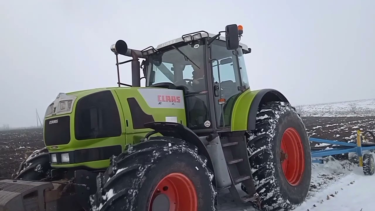 Оранка в екстремальних умовах. CLAAS ATLES-946RZ з плугом ПШК-6 