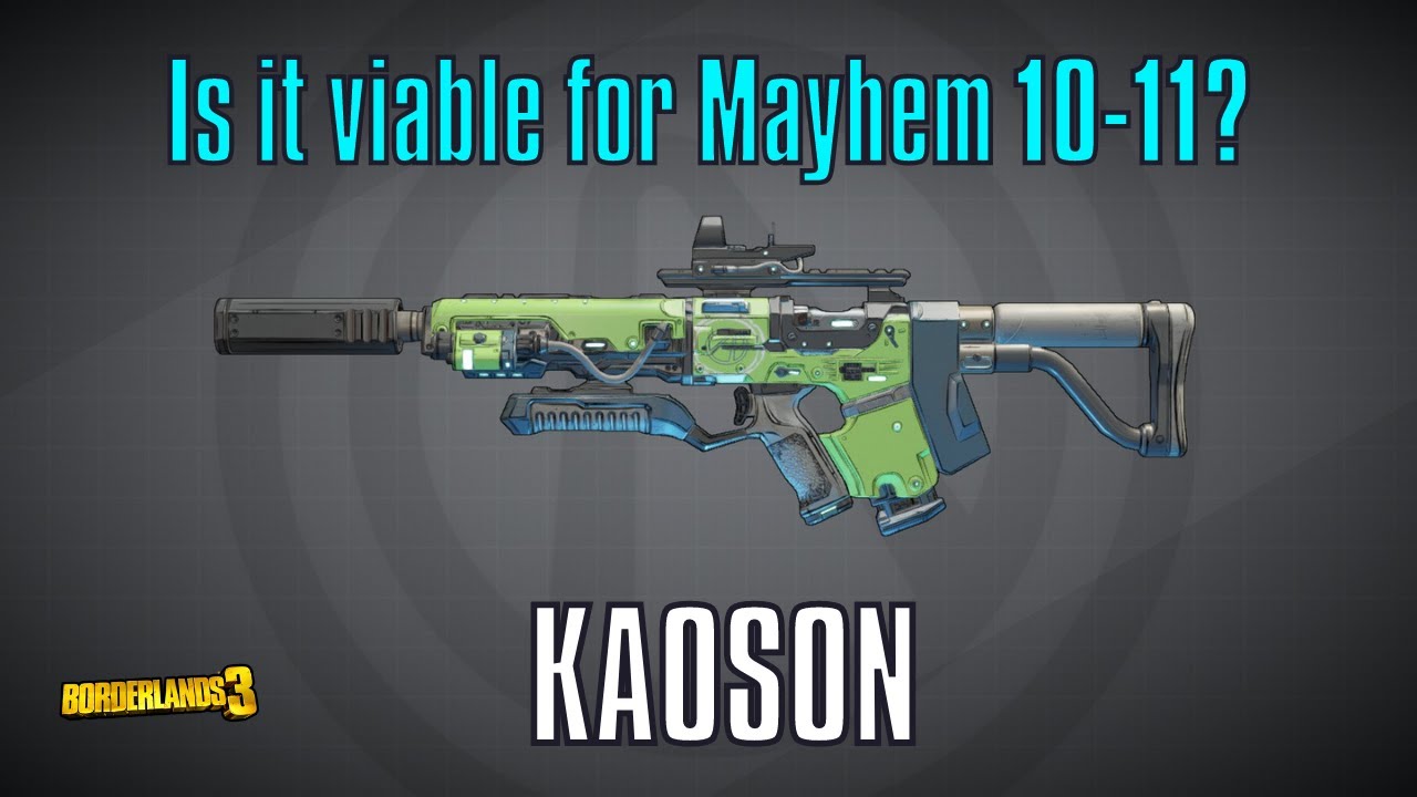 Kaoson: Torgue smg | Насколько он хорош? - Borderlands 3