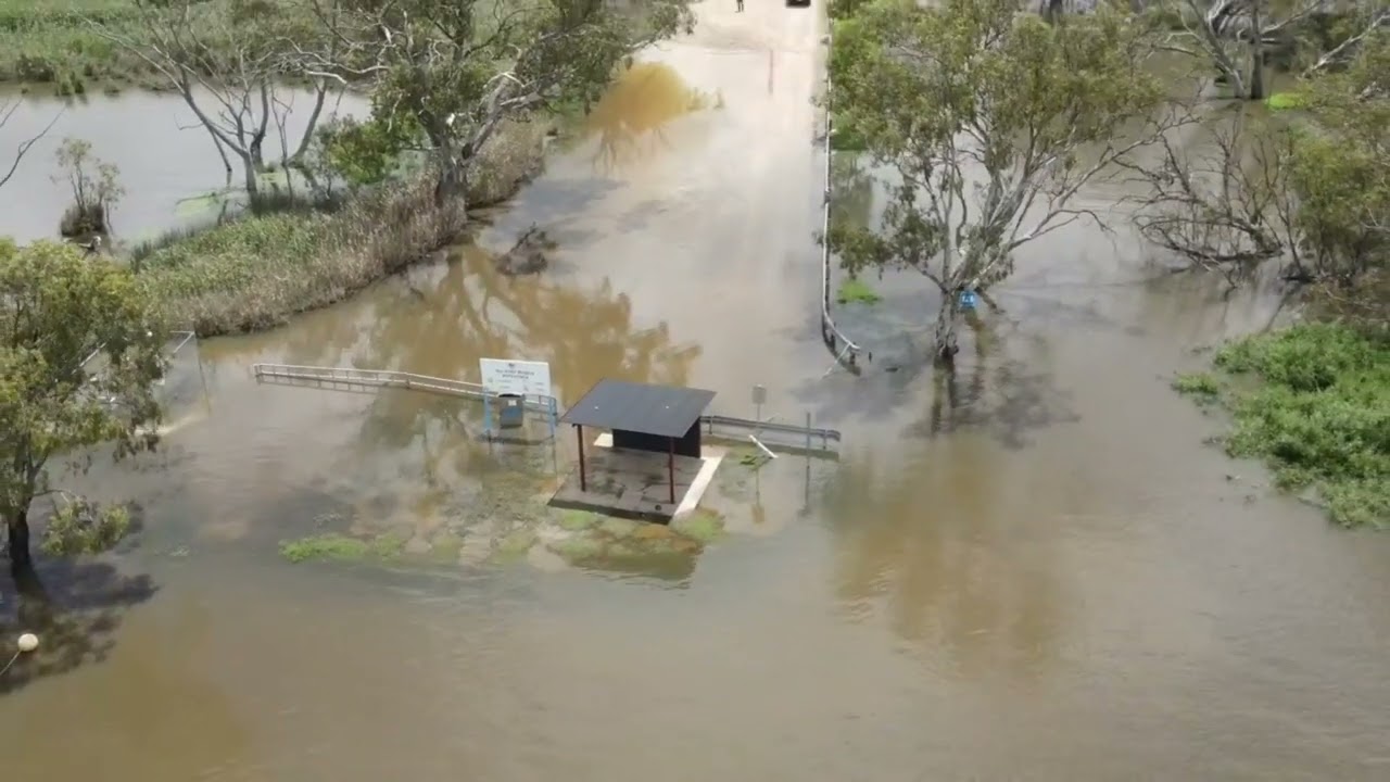 Flood Waters At The Mypolonga Boat Ramp