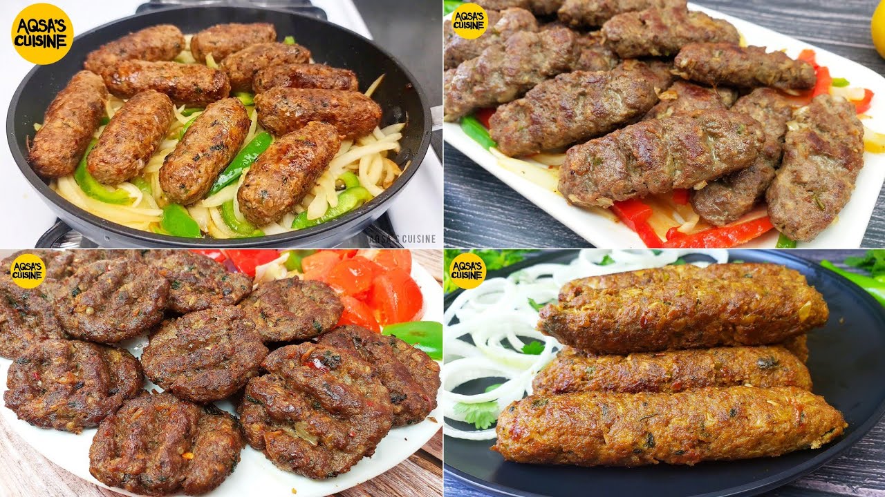 Beef Kabab ‼️5 Soft & Juicy Recipes Ramadan & Eid Special, Turkish & Hunzai Kabab,New Kebab Recipes