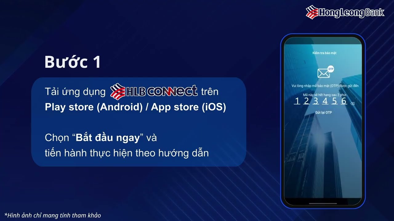 HLBVN | Hướng dẫn mở t&agrave;i khoản thanh to&aacute;n tr&ecirc;n Ứng dụng HLB Connect