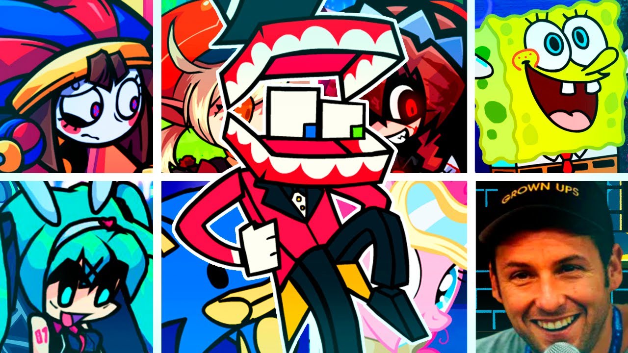 WACKY WORLD but Every Turn a Different Character Sings🎙 (FNF Wacky World but Everyone Sings It)