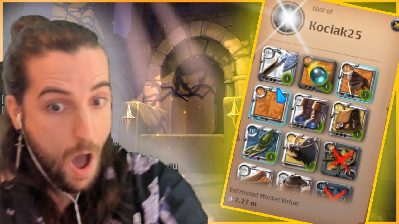 he dropped 7mill loot? || Stream Highlights#85 || Albion Online