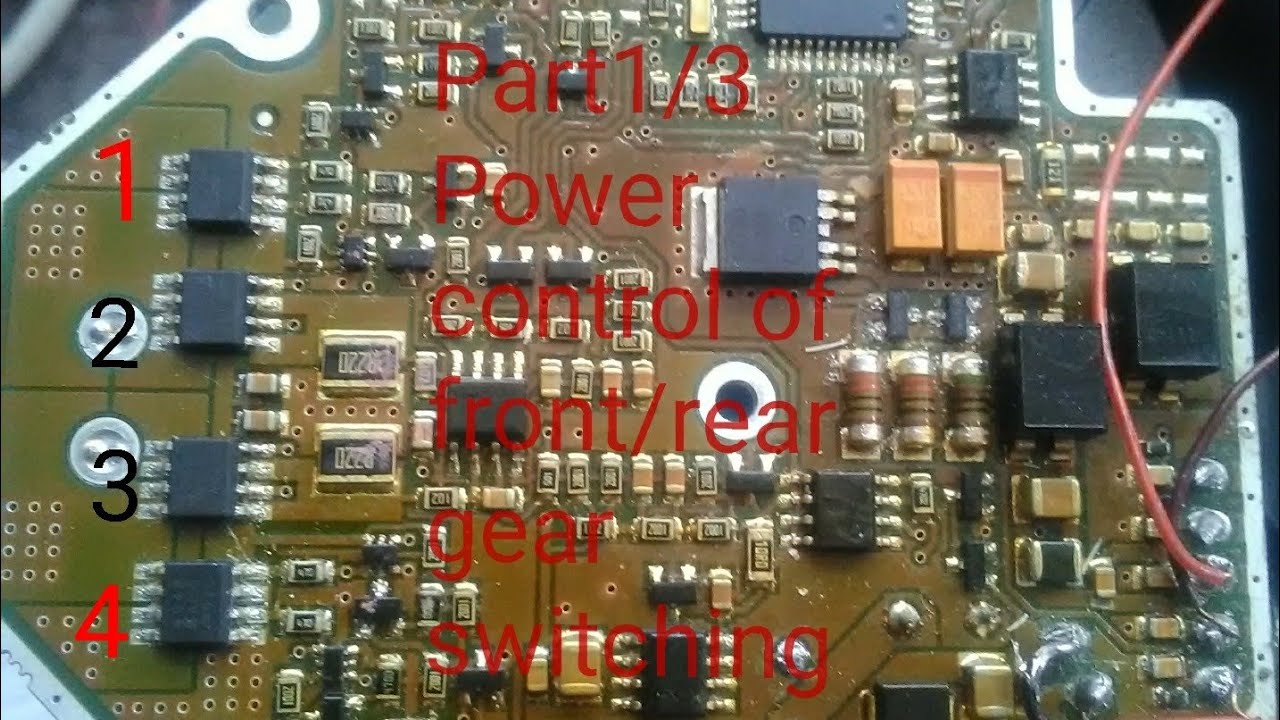 Fendt trucktor front/rear gear switcher G931.970.160.103 Part 1/3 Power control of stepper motor.