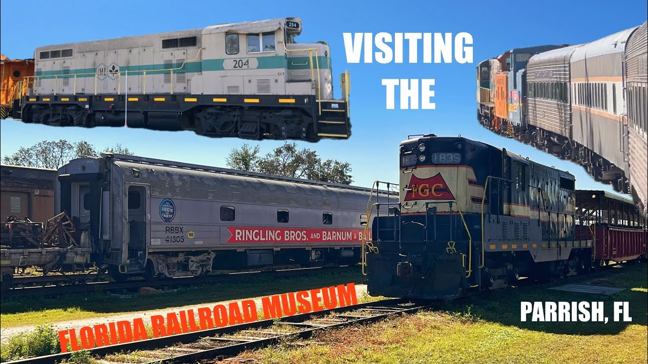 Visiting The Florida Railroad Museum, Where You Ride The Exhibit!
