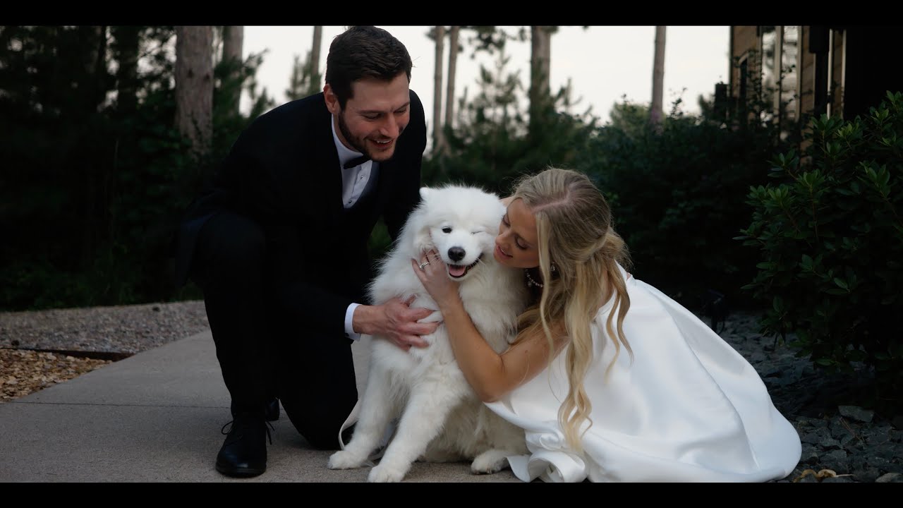The most ARTISTIC Wedding Film + The Cutest Dog Joins on the Dance Floor - Wedding in Northern MN