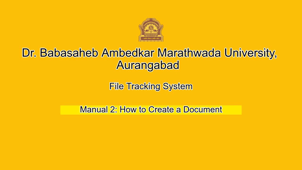 File Tracking Software: How to Create a Document/ Entry in the System