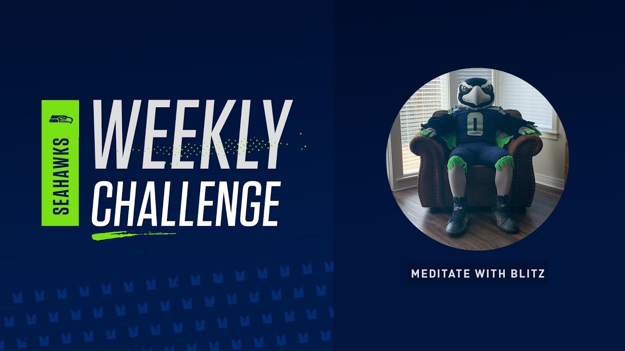Guided Meditation With Blitz | Seahawks Weekly Challenges