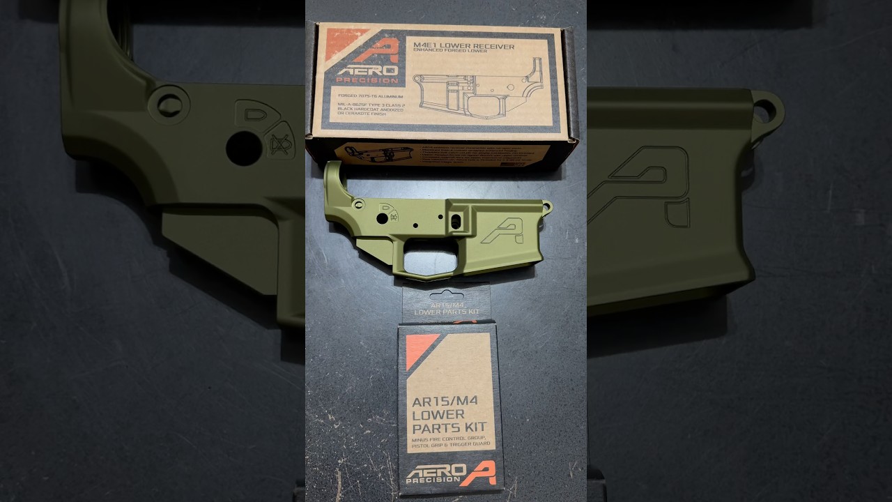 Best Middle End Stripped Lower Receiver Aero Precision M4E1 Enhanced. 