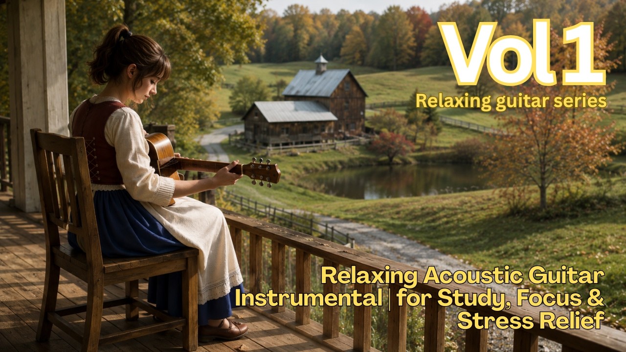 Laughing Under the Same Sky – Calming Guitar instrument for Studying, Work, Stress Relief